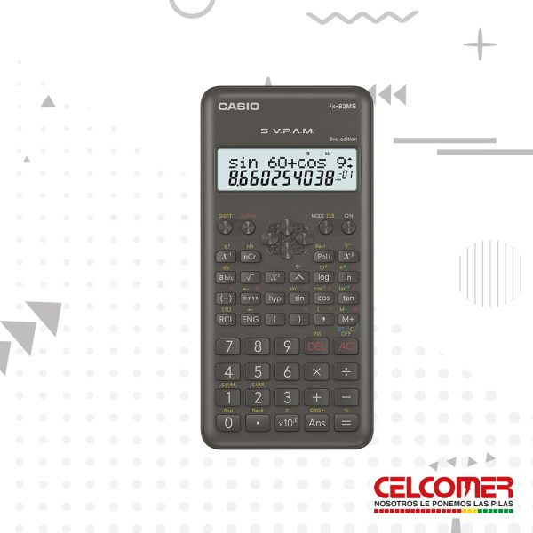 Fx-82ms-2 Casio Cal. Cientifica Con Tapadera
