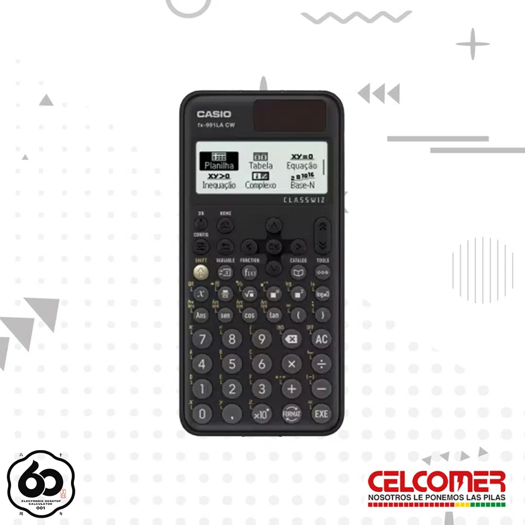 FX-991LA-CW CASIO CALCULADORA COMPACTA CON 550 Celcomer